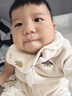 婧麒（JOYNCLEON）新生婴儿衣服纯棉男女宝宝秋冬睡衣分体打底内衣套装 Jyf153023 实拍图
