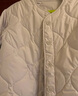 无印良品（MUJI） 女式 蓬松棉服绗缝夹克 女装外套女款棉衣25年秋冬 BD10NA5A 象牙色 L (165/88A) 实拍图