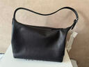 裘真【明星推荐】经典hobo包植鞣牛皮腋下通勤休闲饺子女包 黑色-小号 小包/大包 实拍图