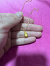 周六福（ZLF）  黄金吊坠女款硬金经典福袋足金挂坠 定价 代代平安 0.88g 实拍图