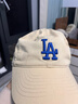 MLB男女复古可调节软顶运动棒球帽休闲遮阳鸭舌帽情侣CP77/CP66 卡其LA蓝标【CP66-07BGS】 均码 实拍图