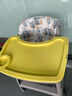 三条小鱼儿童餐椅肯德基宝宝靠背座椅婴幼儿家用吃饭多功能可调节吃饭餐桌 进阶款黄色【餐盘+坐垫+万向轮】 实拍图