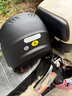 凤凰（Phoenix）新国标A类3C认证电动车摩托车头盔双镜片防雾防风保暖哑黑 男女四季通用电瓶车3/4半盔冬季安全帽 实拍图