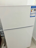 新飞冰箱小型租房用 一级能效冷 藏冷冻两用1-2人家用小冰箱 出租房双门电冰箱办公室两门 25年升级款 59A119LS一级能效【省电王】白 实拍图