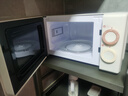 美的小滋味系列微波炉变频家用小型奶油风百搭复古转盘式一级能效低频轻音20L预制菜加热（M2H1） 实拍图