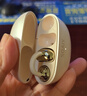 索爱（soaiy）GK55 蓝牙耳机耳夹式开放式真无线不入耳运动跑步降噪耳夹式适用华为荣耀小米 金纱白 实拍图
