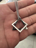 QMXD几何项链男潮嘻哈男生吊坠项链女配饰潮牌挂坠高级感挂饰卫衣链子 几何项链 实拍图