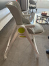 babycare宝宝餐椅6个月以上吃饭可折叠儿童座椅可移动婴儿成长椅 贝壳白 实拍图