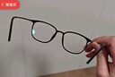 目匠 复古近视眼镜男女款 防辐射眼镜框超轻眼镜架文艺潮护目镜 2212 亮黑色 防蓝光配镜（1.67防蓝光镜片） 实拍图