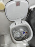 小鸭牌4.5公斤半全自动波轮迷你洗衣机 小型母婴儿童宝宝家用半自动单桶大家电 洗内衣袜子机 4.5kg蓝光款【+沥水篮】 实拍图