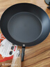 京东京造 平底锅 煎锅无涂层煎蛋牛排烤盘早餐平底燃气【进口极铁】28cm 实拍图