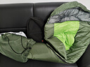 北极狼（BeiJiLang）睡袋成人户外旅行冬季四季保暖露营单人隔脏棉睡袋1.8KG 军绿 实拍图