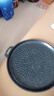 麦饭石烤肉盘家用不粘锅铁板烧韩式烤肉锅电磁炉卡式炉户外烤盘 太阳花烤盘28cm 实拍图