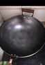 典匠 铸铁炒锅无涂层轻便炒菜锅老式圆底生铁锅不锈家用炒菜锅32cm 轻量化炒锅-玻璃盖 32cm 实拍图
