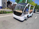 电动观光车四轮11座14座燃油封闭式全包围售楼处看房车景区点游乐场公园校内旅游览电瓶摆渡接驳车 14座敞篷高配 实拍图