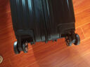 SOO行李箱男万向轮拉杆箱耐磨抗摔26英寸A330旅行箱密码箱女商务黑色 实拍图