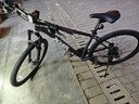 喜德盛山地自行车黑客500 X6铝合金车架27.5大轮径 油压碟刹24速变速 26款深灰/白17(适合身高170-185cm） 实拍图