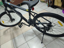 喜德盛（xds）山地自行车黑客350/旭日310 X6铝合金车架21速变速机械碟刹 黑客350黑银17寸（26款） 实拍图
