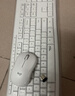 罗技（Logitech）MK295 键鼠套装 无线键鼠套装 办公键鼠套装 轻音键鼠套装 全尺寸 带无线2.4G接收器 白 实拍图