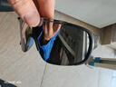 防风日夜两用墨镜防晒防强光骑行眼镜男女潮酷反光运动滑雪护目镜 太阳镜-黑框水银片-1副 实拍图