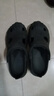 特步（XTEP）运动拖鞋男士洞洞鞋男情侣凉拖鞋外穿厚底凉鞋男 A043 黑色 42-43 实拍图