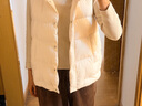 雪中飞经典新款基础舒适轻薄羽绒便捷短款保暖羽绒小马甲轻盈便携舒适 黎蔓卡其|7202-女 S 160/84A 实拍图