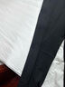 威可多（VICUTU）男士单西裤纯羊毛商务休闲直筒长裤黑色185/96B-2尺9 实拍图