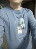 JEANSWEST LIFE真维斯纯棉长袖t恤男重磅亲肤圆领内搭潮牌外穿衣服青少年打底衫T 实拍图