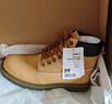 京东京造马丁靴男款经典大黄靴头层牛皮户外徒步登山鞋工装靴子男 黄色 42 实拍图