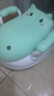 小哈伦儿童马桶婴儿坐便器婴幼儿尿盆小孩宝宝小便器升级3D软垫托帕绿 实拍图