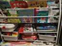全品屋书架儿童书桌落地一体靠墙绘本架置物架移动书柜简易宝宝玩具收纳 【90cm】4书架+2收纳架+3收纳盒 实拍图