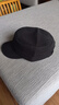 歌希尼尔军帽男春秋帽子男士鸭舌帽平顶帽大头围秋冬休闲帽百搭防晒遮阳帽 黑色可调节 L 大码60cm 实拍图
