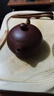京东京造 宜兴紫砂壶手工【原矿紫泥】煮茶泡茶壶茶具 西施壶210ml礼盒装 实拍图