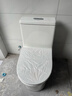 九牧王马桶坐便器家用虹吸式大口径冲力潮州卫生间静音节水防溅马桶坐厕 58长小户型【三孔超旋式】 400mm 免费送货入户 实拍图