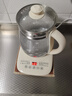 九阳（Joyoung）0胶水养生壶 1.5L煮茶器 玻璃花茶壶 316不锈钢烧水壶电热水壶 WY301 实拍图