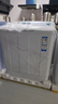 海尔（Haier）双桶洗衣机半自动 家用大件洗 10公斤大容量 省水电 以旧换新 双缸 原厂品质XPB100-81D2 实拍图