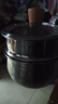 双枪316L不锈钢小奶锅辅食锅汤锅泡面蒸锅燃气电磁炉16cm带盖带蒸笼 实拍图