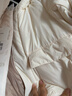 优衣库童装男童女童羽绒大衣/外套夹克保暖厚衣服473308 01 乳白色 110 实拍图