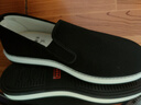 3514老北京布鞋工作鞋轻便一脚蹬爸爸鞋传统布鞋男士休闲鞋  黑色 43 实拍图