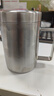 美厨（maxcook）316不锈钢水杯 双层泡茶杯口杯儿童学生带盖手柄400ml  MCB1112 实拍图