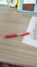 按动式中性笔教师用红笔子弹头老师改作业学生标记重点圆珠笔水笔 红色(按动中性笔) 3支笔+10支笔芯 实拍图