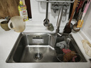 箭牌（ARROW）【政府补贴】304不锈钢厨房水槽小户型水槽洗菜盆洗碗槽大单槽 【拉丝防刮耐磨】68*45-大弯龙头 实拍图
