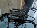 怡辉（YIHUI）轮椅老人带坐便器轻便折叠可躺大小便充气轮胎瘫痪骨折专用出行 实拍图