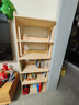 蔓斯菲尔（MSFE） 全实木儿童书架落地简约家用学生客厅置物多层架子简易靠墙书柜 【15MM松木六层】60*30*160CM 实拍图