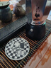 比乐蒂（Bialetti）【官方正品】摩卡壶 双阀高压手冲咖啡壶意式浓缩手动咖啡机送礼 4杯份+4.0电陶炉(摩登黑) 170ml 实拍图