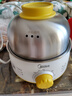 美的（Midea）煮蛋器 蒸蛋器 单层7颗蛋 家用自动断电迷你鸡蛋羹神器防干烧不锈钢便携式MZ-ZDE1601 实拍图