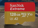 闪迪（SanDisk）128GB TF(MicroSD)内存卡 4K极速金卡A2 V30 U3行车记录仪 运动相机无人机 监控存储卡 读190MB/s 实拍图