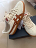Onitsuka Tiger鬼塚虎TOKUTEN秋冬男女焦糖低帮复古舒适德训鞋 米白色 37.5 实拍图
