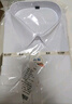 帕托瓦衬衫男长袖纯色商务职业正装白衬衫工装男装衬衣男CS108 白色 4XL 实拍图