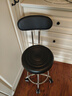华恺之星 吧台椅家用升降吧台凳酒吧椅接待椅转椅子HK106黑色靠背款 实拍图